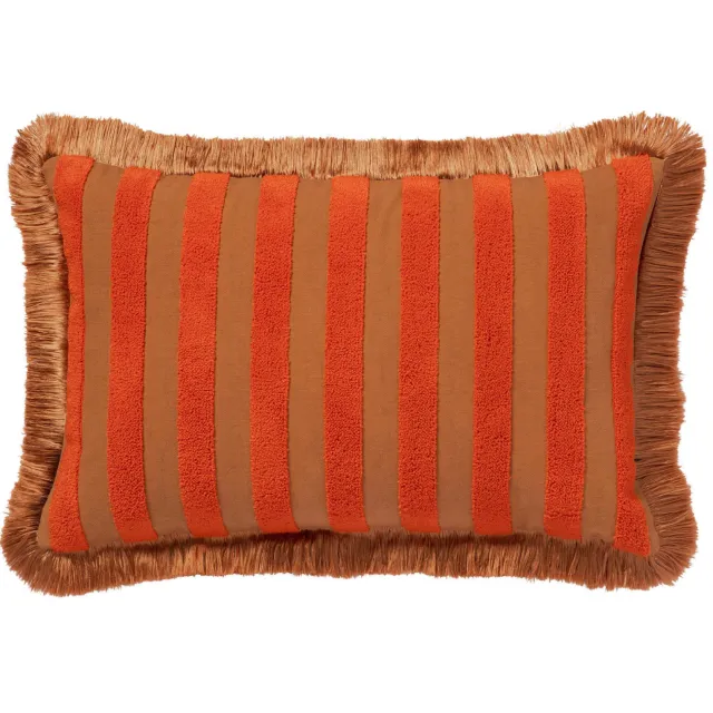 Palais sierkussen Jackie (60x40 cm) Oranje/Bruin
