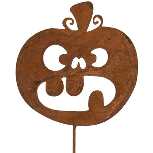 Clayre & Eef Tuindecoratie Pompoen Bruin Metaal Herfst decoratie