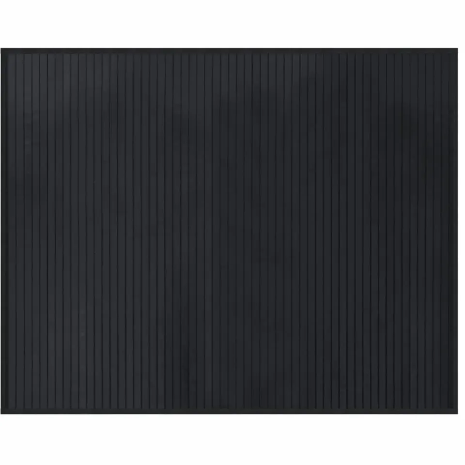 vidaXL Vloerkleed rechthoekig 80x100 cm bamboe zwart, foto 3
