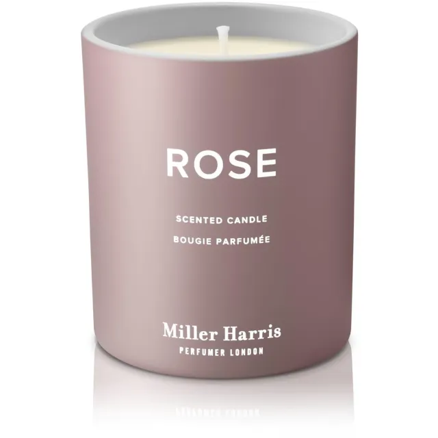 Miller Harris Rose geurkaars voor thuis - 220 g Roze