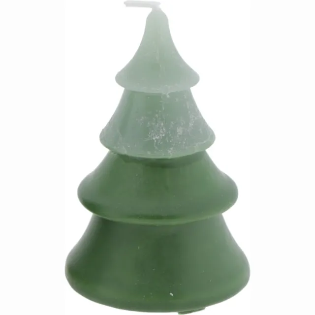 Home Society Kerstboom kaarsjes - Duo Layer - Groen - Lichtgroen - S - Doosje 6 stuks