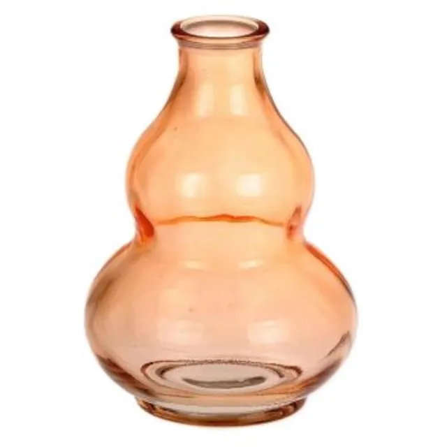 HBX Natural Living Vaas Bobble oranje Ø9xH12,5cm