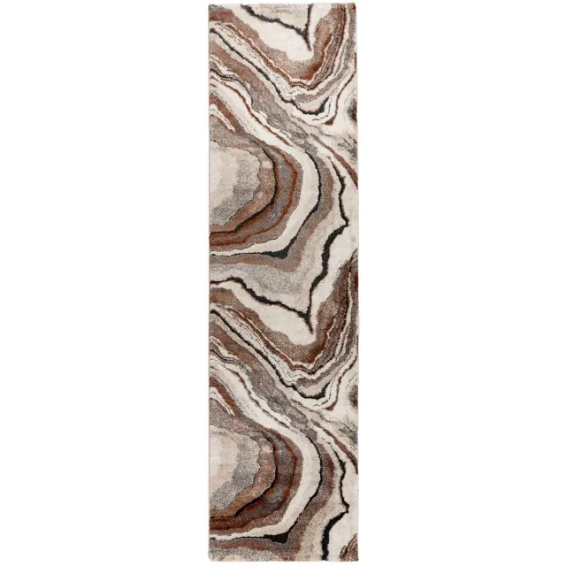 Meghan Lalee Vloerkleed Bologna 461 terra – 80 x 300 cm – polypropyleen & polyester, machinegeweven
