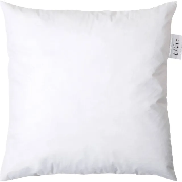Studio LIVIT binnenkussen veren, 45x45 cm wit