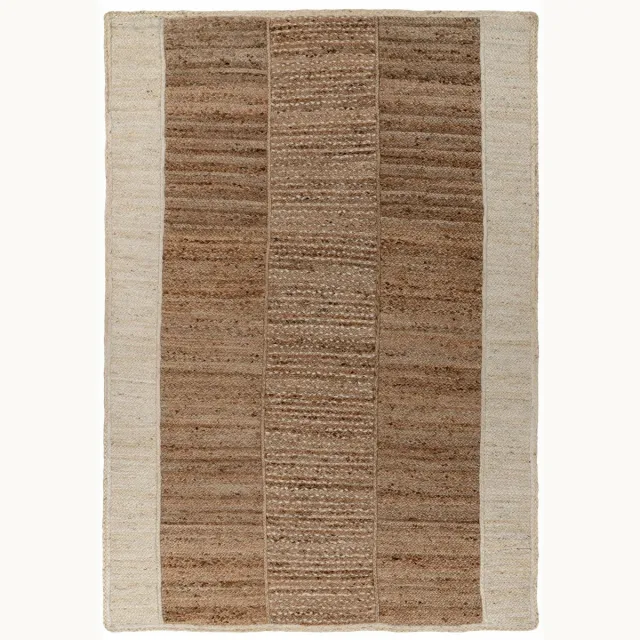 Dutch XXL Jute Vloerkleed | Tapijt | Cozy | Bliss | Strepen | Ivoor