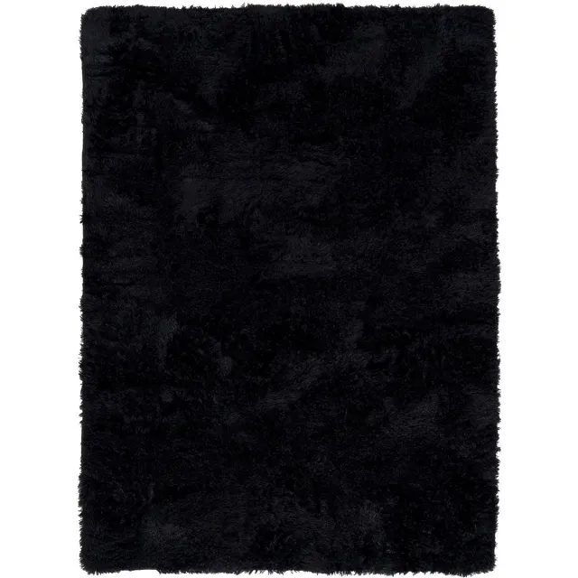 Pergamon Hoogpolig Shaggy Tapijt Fluffy Zwart