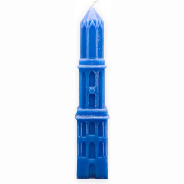 Domkaarsenutrecht.nl Domkaars 35cm Blauw- Domkaars Utrecht- Domtoren Utrecht- Domtoren Kerst- Utrecht- Kaarsen