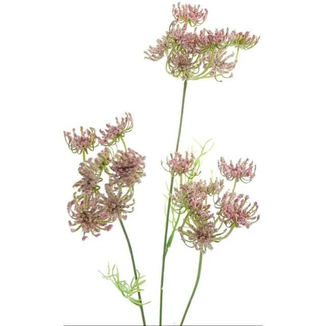 Gasper Bisschopsbloem Ammi Majus Roze 52 cm - Kunstbloemen