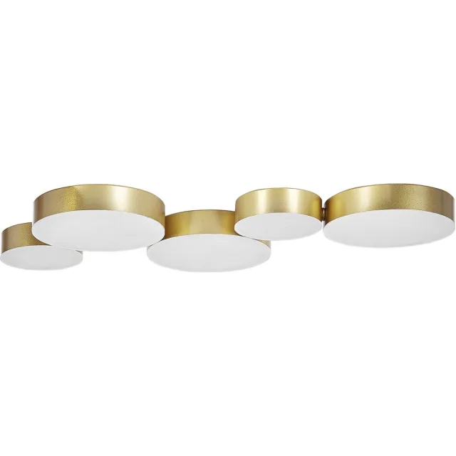 Beliani LUGA - Plafondlamp - Goud - IJzer