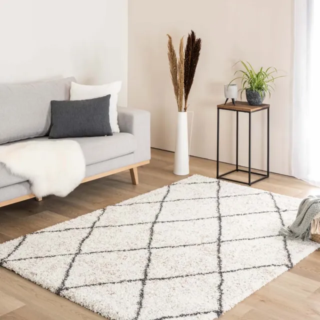 Boho&me Berber vloerkleed - Artisan Ouar wit/grijs 300x400