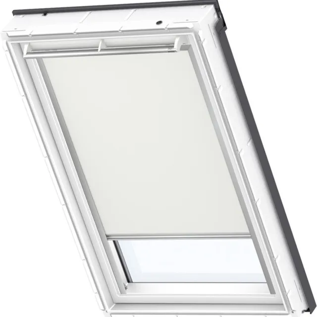 VELUX Origineel Verduisterend Rolgordijn (DKL) Wit Kozijn, CK04, Beige Licht Beige