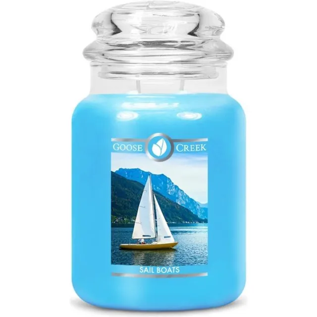 Goose Creek Candle Sail Boats Blauw
