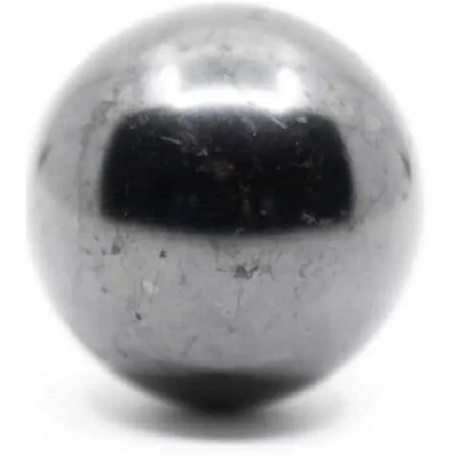 Spiru Shungiet Edelstenenbol Gepolijst (40 mm) Zwart