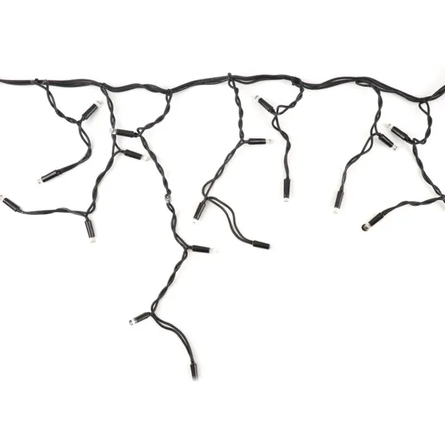 Olucia 4M ICICLE LIGHT - 70CM hoogte - Zwart - Vorm: Rechthoek