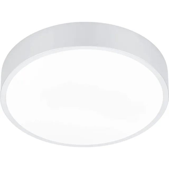 Trio leuchten - LED Plafondlamp - Plafondverlichting - 28W - Aanpasbare Kleur - Dimbaar - Rond - Wit - Aluminium