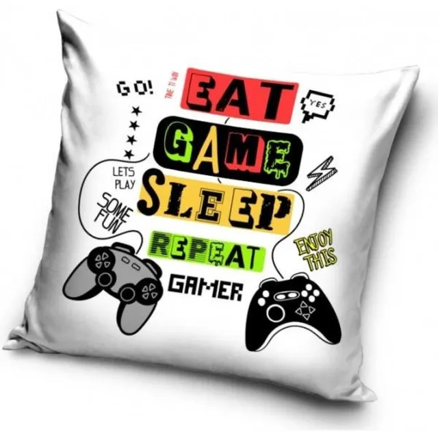 decoware Eat - Game - Sleep kussen Multi