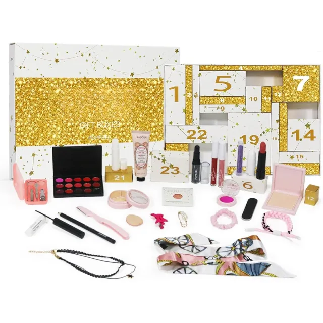 Solacis Adventskalender - Adventskalender 2025- Aftelkalender - Kerstcadeau - Sinterklaas Cadeau - Polly Pocket - Must have voor de laatste maand! Gold