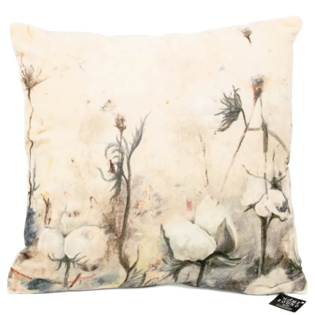 Homebound Kussen velvet bloemen -3