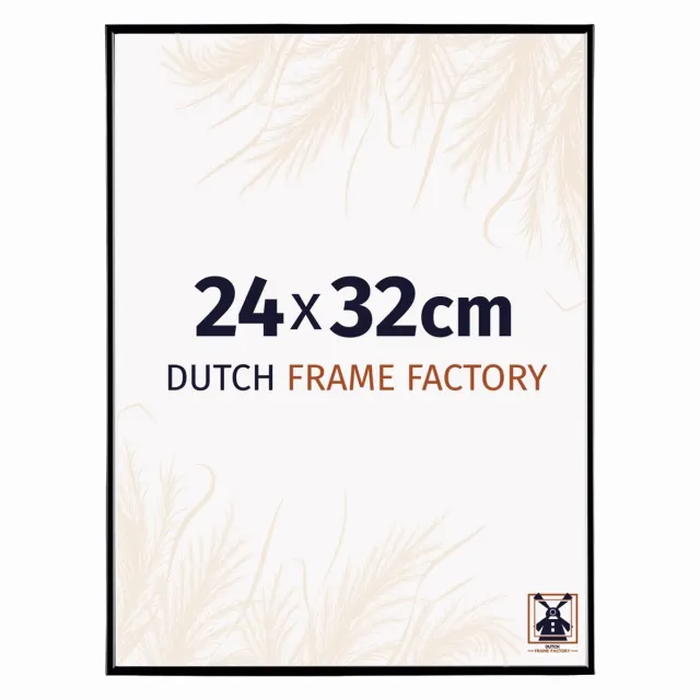 Dutch Frame Factory Fotolijst 24x32 cm - Kunststof - Zwart Hoogglans - Easy