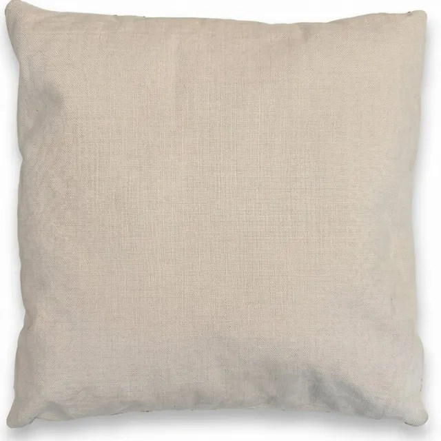 Woonexpress Sierkussen Besty organisch patroon chenille zacht katoen-polyester Beige/Creme
