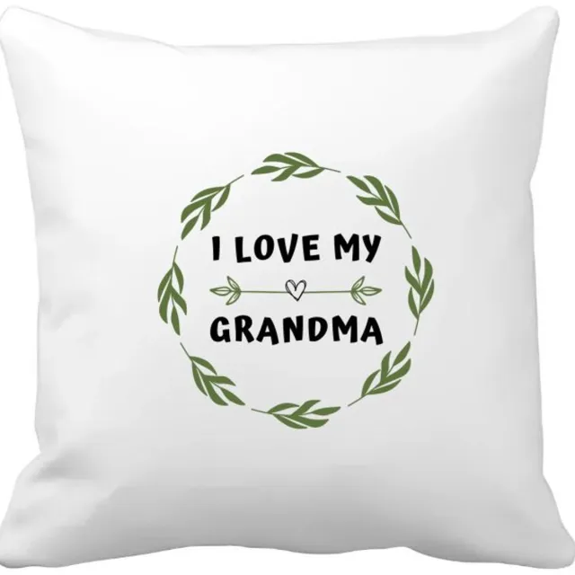 Akyol i love my grandma Kussen hoes - Oma - liefste oma - verjaardag - cadeautje voor oma - oma artikelen - kado - geschenk - 40 bij 40 cm Multicolor