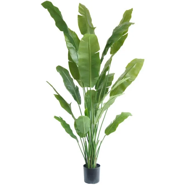 PrettyPlants Strelitzia Kunstplant 210cm Groen