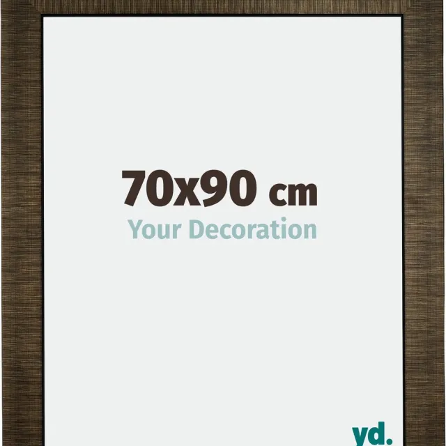 yd. Your Decoration - Fotolijst 70x90 cm - Hout - Champagne Geborsteld - Leeds