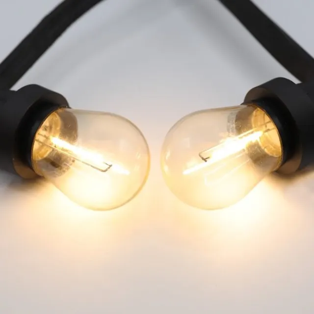 LumenXL Prikkabel set met 1 watt LED filament lampen