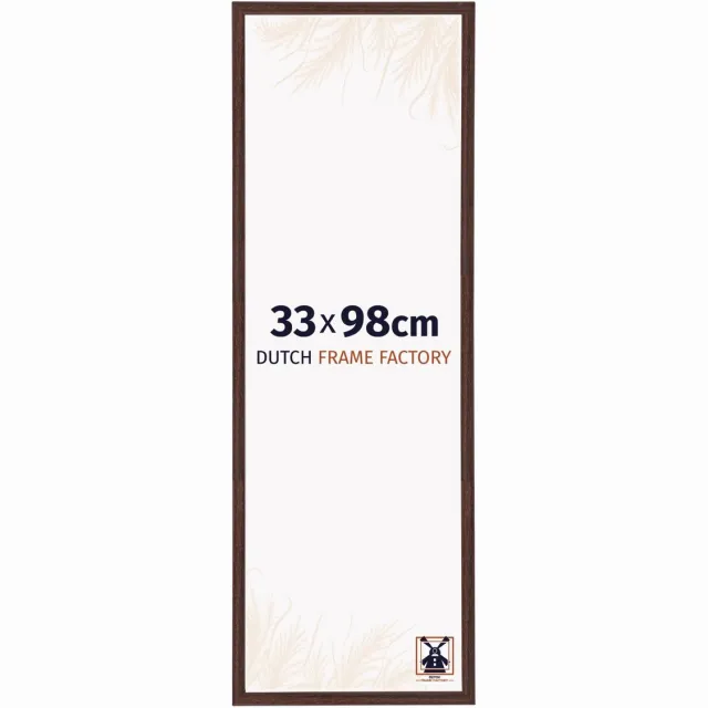 Dutch Frame Factory Fotolijst 33x98 cm - Kunststof - Bruin - Angers