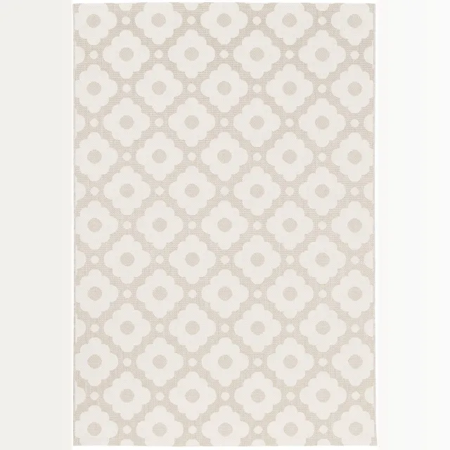 AFK Living Binnen buiten design tapijt DAISY beige
