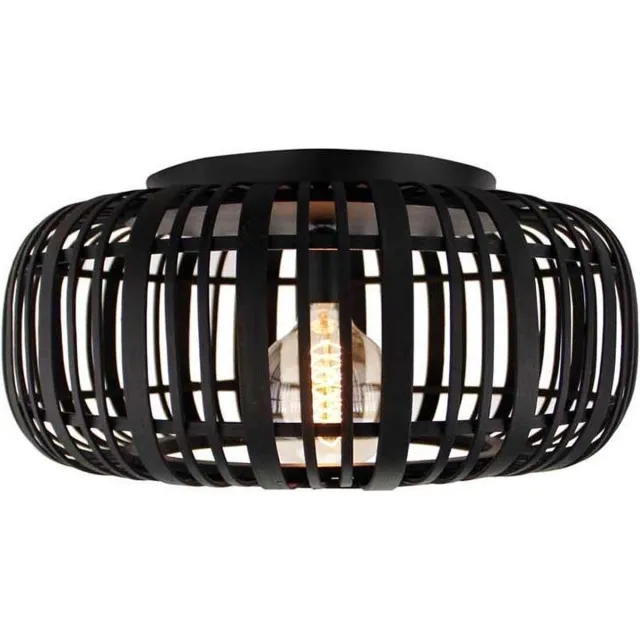 Brilliant Woodrow Plafondlamp Zwart 99405/76