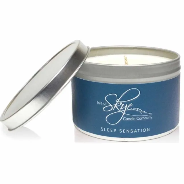 Isle of Skye Candle Company Sojawaskaars Sleep Sensation - Blikje - Handgemaakt - 30 uur - Isle of Skye Candle Company Transparant