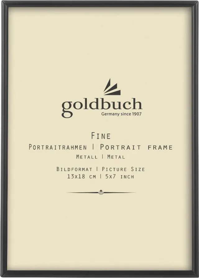 Goldbuch GOL-960463 Fotolijst FINE zwart 13x18 cm