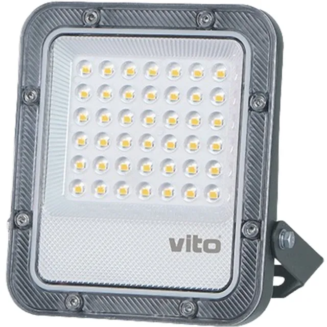 Vito LED Schijnwerper 30W - 4500lm 4000K IP66 - Met OSRAM SMD LEDs - Wit - LED Floodlight