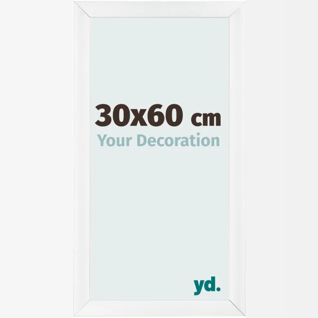yd. Your Decoration - Fotolijst 30x60 cm - MDF - Wit Hoogglans - Pisa