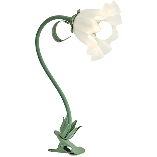 longziming Blumen-Lampe - Schwanenhals-Lampe - 3 Farbtemperaturen / Flexible 360° Ausrichtung - 1 Stk - Für Schlafzimmer Und Schminktisch Grün Groen