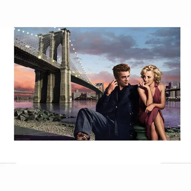 Pyramid Kunstdruk Chris Consani - Brooklyn Nights 80x60cm Divers