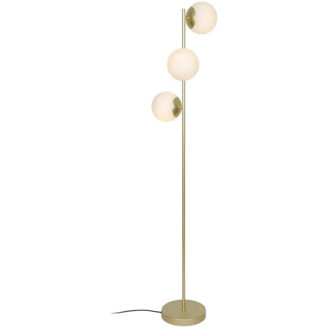 Nordlux Lilly vloerlamp (Ø32 cm) Messing