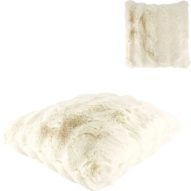 KNUS Lifestyle Sierkussen Teddy off white