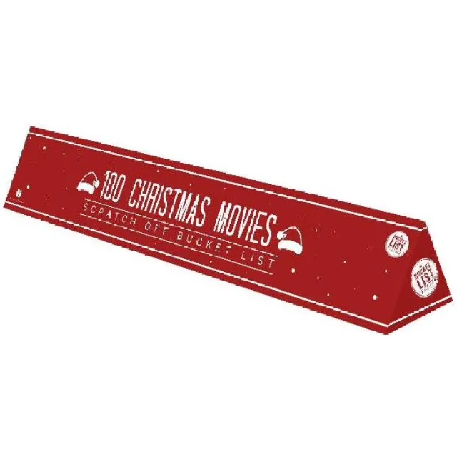Gift Republic Krasposter - 100 Kerstfilms Rood