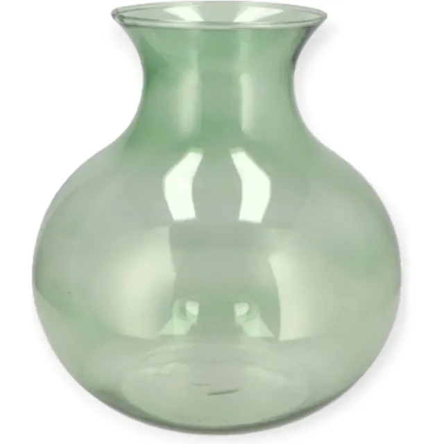 DK design Daan Kromhout - Vaas - Mira - Groen - Glas - 16x17cm