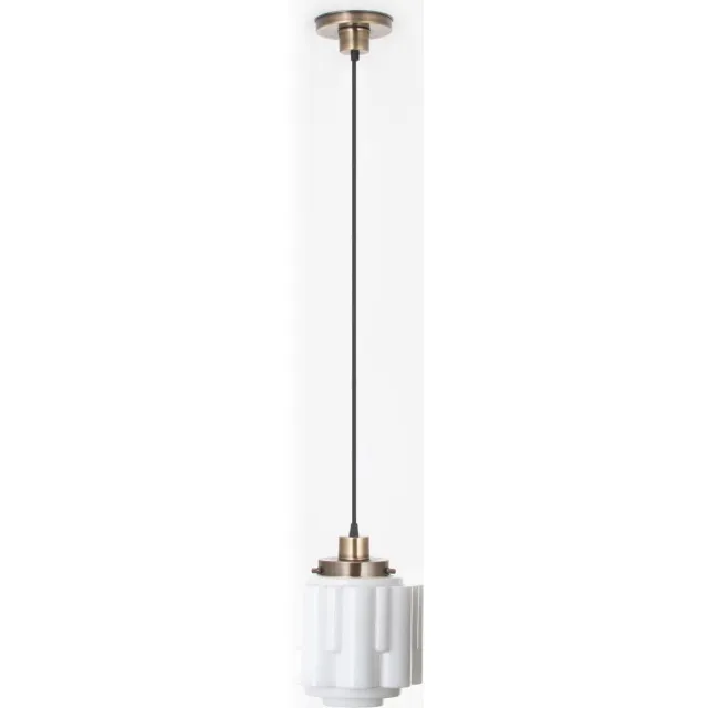 Coloured by Art Hanglamp aan snoer Circle 20's Brons - Art Deco Trade