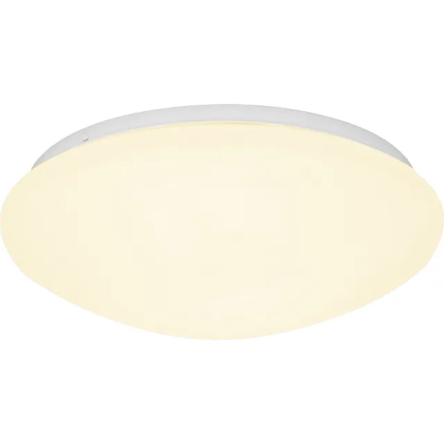 Velvalux LED Plafondlamp - Velvalux - 12W 1300lm - Warm Wit 3000K - Spatwaterdicht IP44 - Opbouw - Rond - Wit