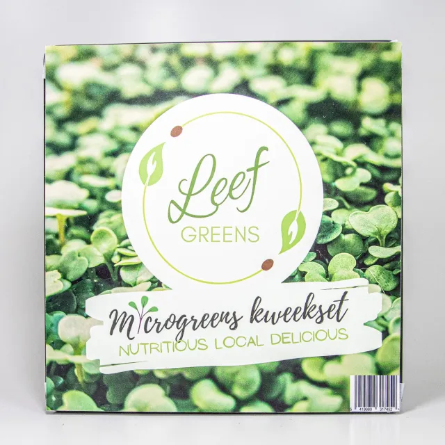 LeefGreens Microgroenten kweekset - [Asian Mix] - oogst wekelijks kraakverse superfoods vanuit je keuken moestuin