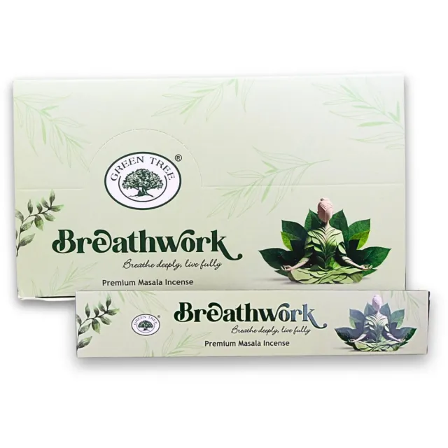 Ruben Robijn Green Tree Breathwork wierook 15 grams - doos van 12 st.