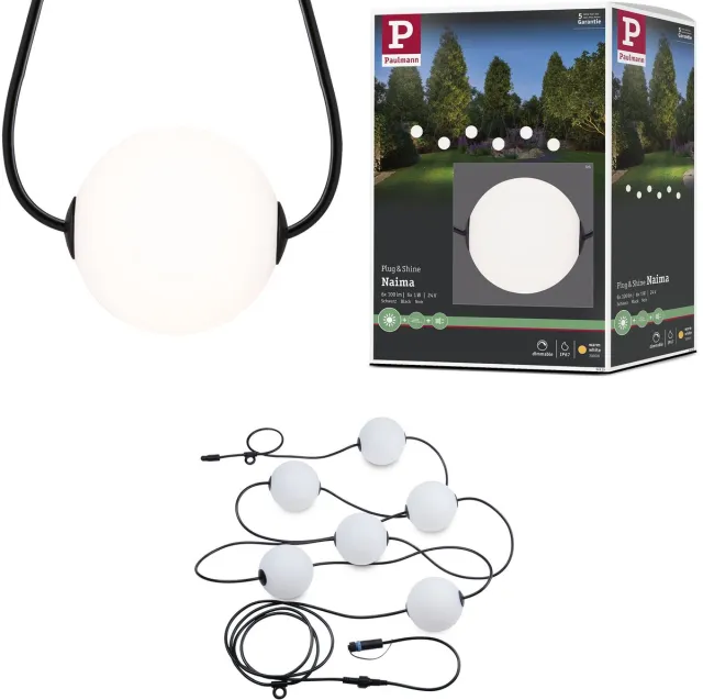 Paulmann Plug & Shine LED-lichtketting Naima Basisset