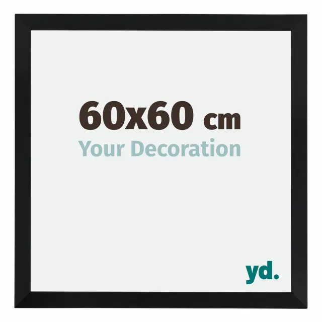 yd. Your Decoration - Fotolijst 60x60 cm - MDF - Zwart Mat - Catania