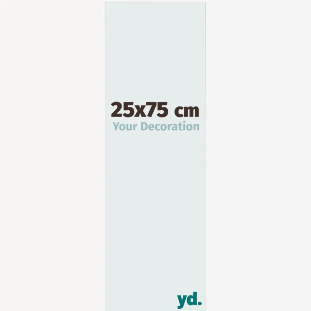 yd. Your Decoration - Fotolijst 25x75 cm - MDF - Wit Hoogglans - Bologna