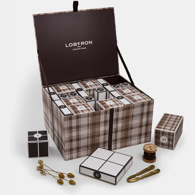 Loberon LOBERON-adventskalender 2026 beige/bruin
