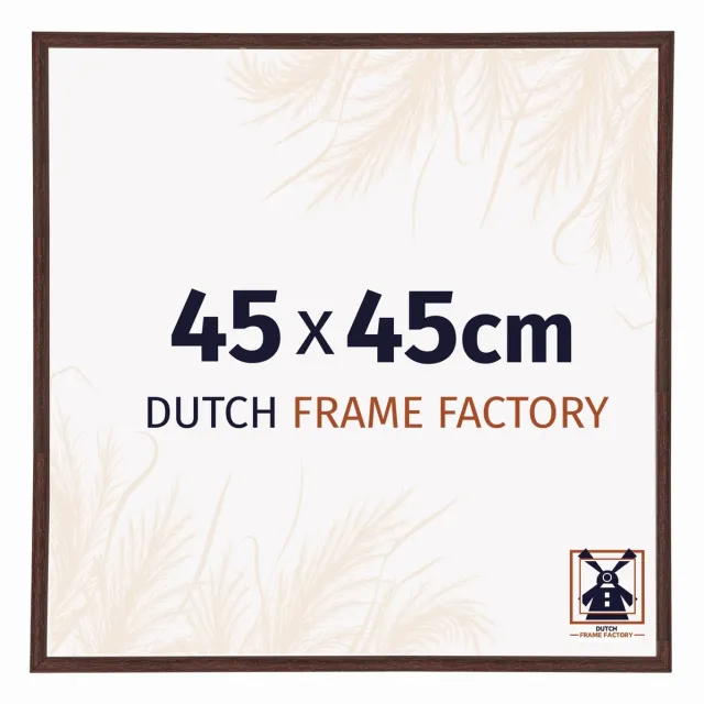 Dutch Frame Factory Fotolijst 45x45 cm - Kunststof - Bruin - Angers